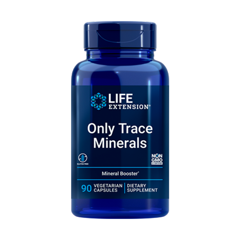 LIFE EXTENSION, Only Trace Minerals, 90 Cápsulas vegetarianas | Solo minerales traza