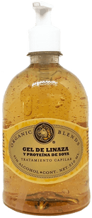 Organic Blends, Gel de Linaza y Proteína de Soya, Tratamiento Capilar, 510ml, Push | Color & Soin