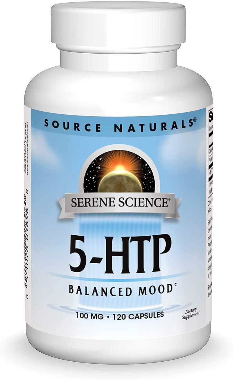 Source Naturals Serene Science, 5-HTP Balanced Mood, 100 mg, 120 cápsulas