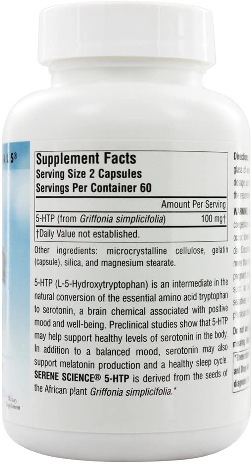 Source Naturals Serene Science, 5-HTP Balanced Mood, 50 mg, 120 cápsulas