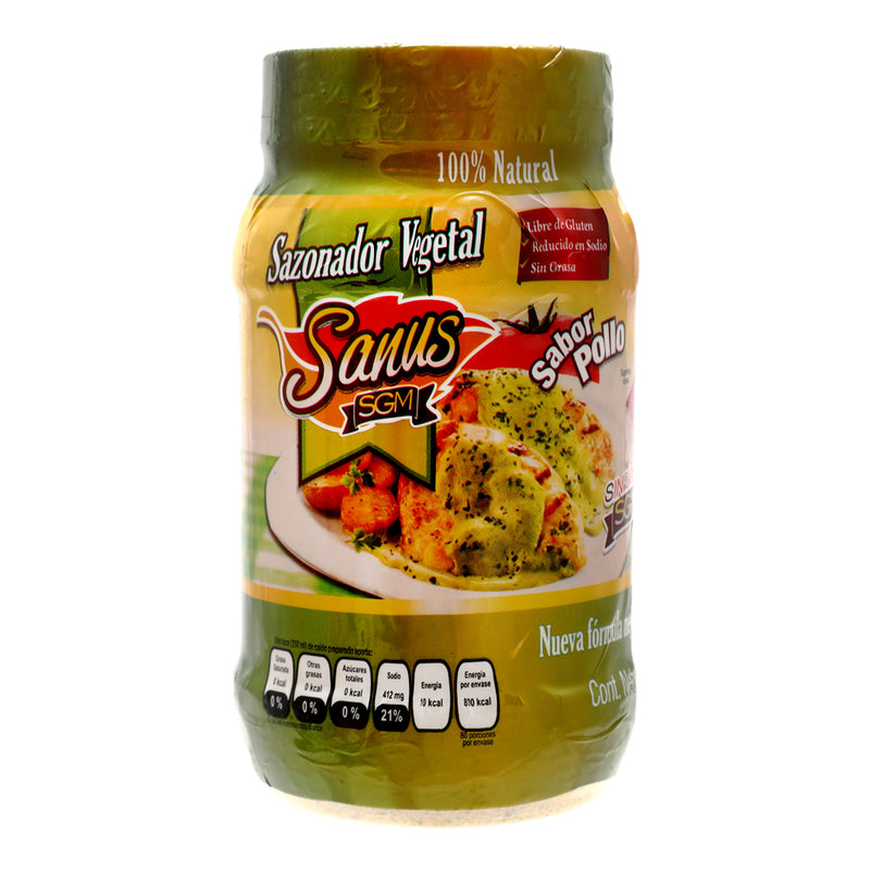 Sanus SGM, Sazonador Vegetal sabor pollo, 300 gr