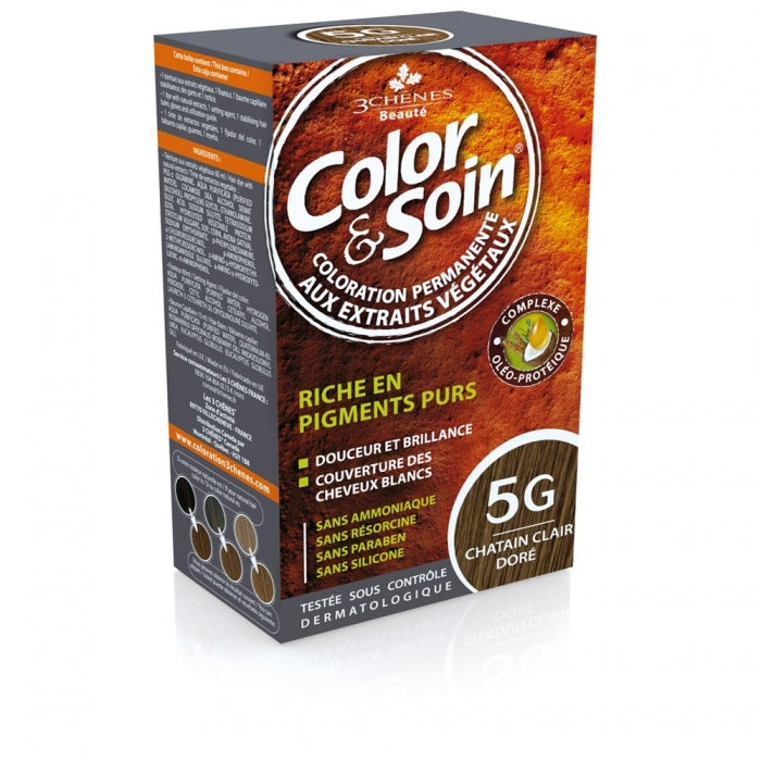 Tinte 5G Castaño Claro Dorado